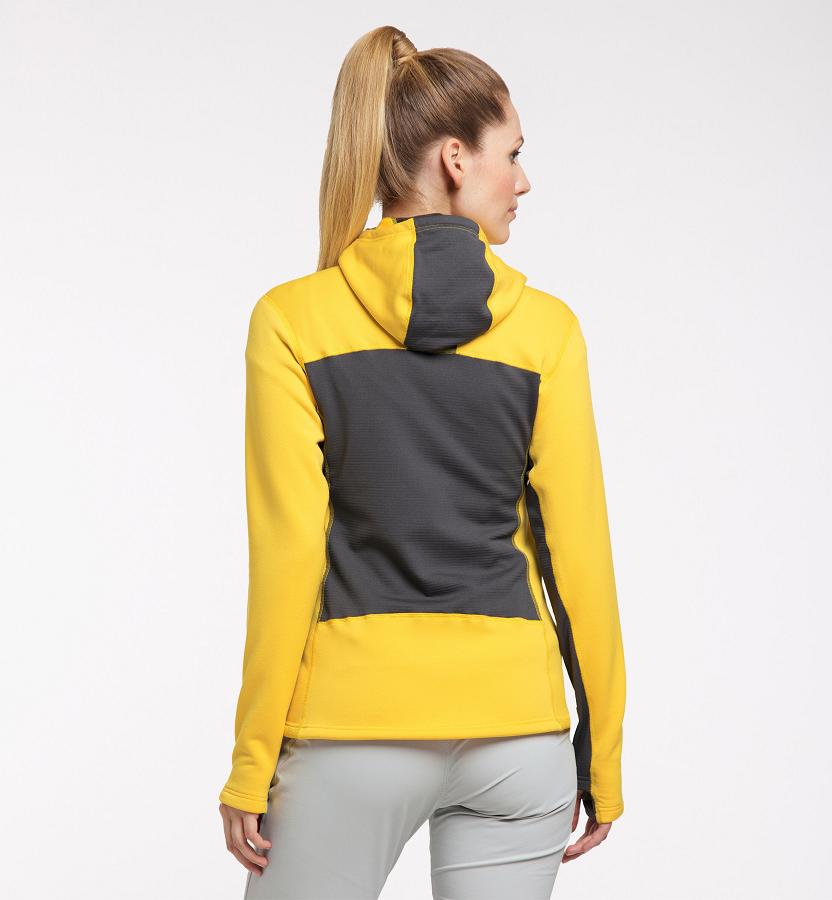 Haglöfs Womens Roc Nordic Mid Layer Yellow New Zealand 13804HDGC